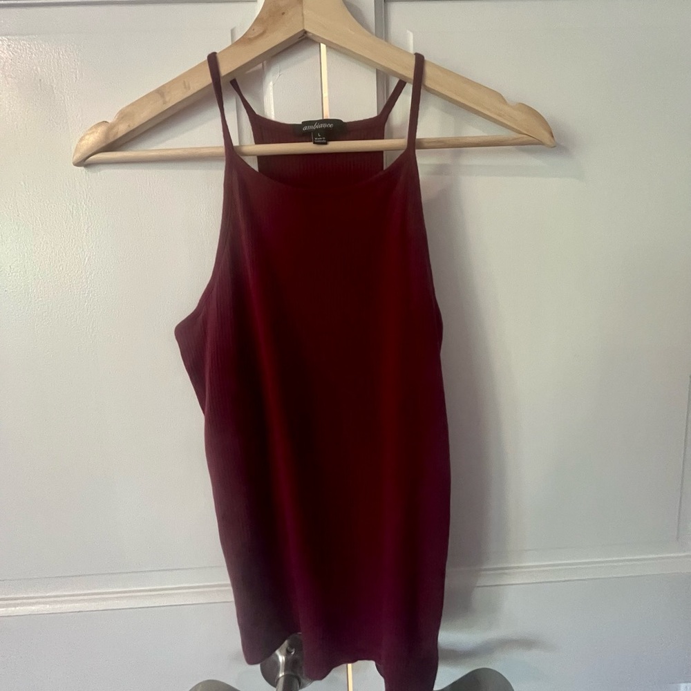 Maroon tank top